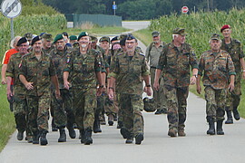 Banner Marsch durch das Rottal, Marsch I von Wittibreut über Reut nach Schildthurn;