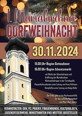 Banner Mariakirchner Dorfweihnacht