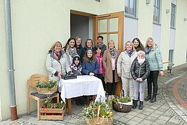 Banner Palmbuschenverkauf / Kleiner Oster- und Frühlingsbasar