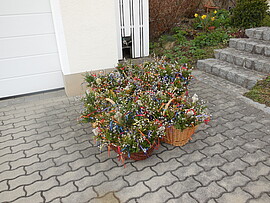 Banner Palmbuschen binden