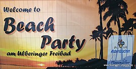 Banner Beachparty
